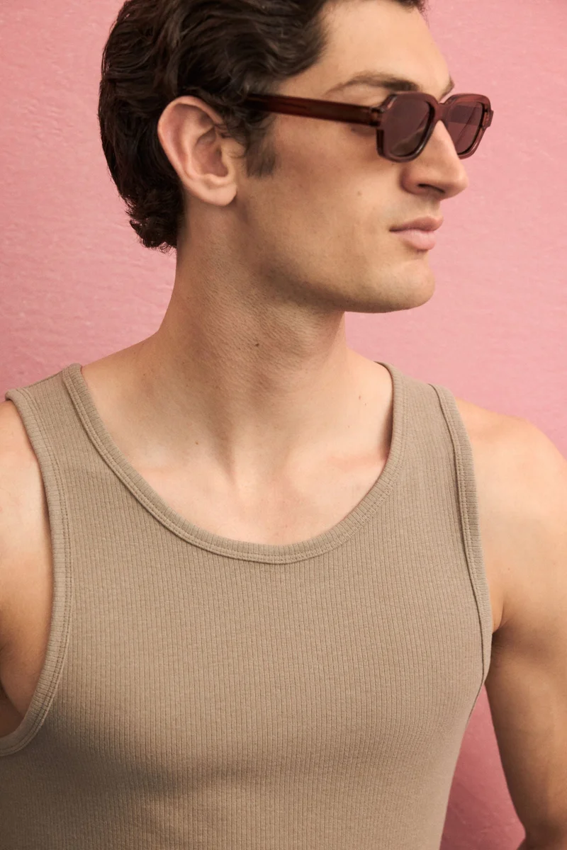 H&M Slim Fit Ribbed vest top